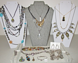 LIA SOPIA Signed Jewelry Lot Estate Collection All Wearable Necklaces Bracelets+ - £27.63 GBP