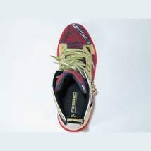 Mens High Top Shoes FIESSO by AURELIO GARCIA Chain Medusa Celebrity 2421 Red image 8