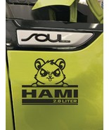 Grumpy Hami Hamster 1.5, 1.6 0r 2.0 Liter Vinyl Decal Sticker Compatible... - $17.76 CAD