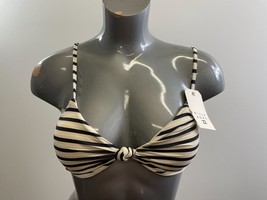 Billabong Women&#39;s Striped Bathing Suit Top Neck Tie Large Polyamide Blen... - $376.98 MXN