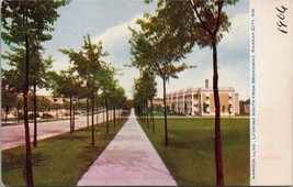 Armour Blvd Looking South from Broadway Kansas City MO Postcard PC570 - $4.99