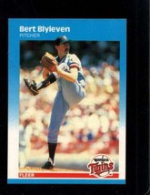 1987 Fleer #536 Bert Blyleven Nmmt Twins Hof *AZ0257 - £1.91 GBP