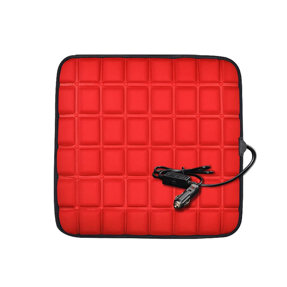 5V USB Heated Car Seat Cover Protector 12V Front Rear Seat Pad Chair Cushion - £15.15 GBP