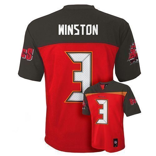 Primary image for NFL Tampa Bay Buccaneers Jameis Winston Red Youth Jersey-M(10/12) New