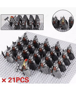 21Pcs/set King Dain Ironfoot The Dwarf Army The Hobbit Battle Minifigure... - £40.25 GBP