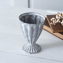 Metal Trophy Cup - Set of 4 - Farmhouse Distressed Country Primitive - $45.59