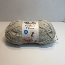 1 Skein Bernat Forever Fleece Finer Yarn Rain Cloud 9.9 oz Bulky 100% Po... - $16.82