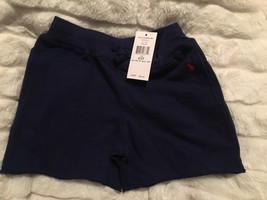 NWT Polo Ralph Lauren Driver Navy Blue Sweat Shorts Size 2/2T - Authentic - £10.66 GBP