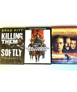 Brad Pitt 3 DVD Lot: Inglourious Basterds Killing Em Softly Legends of T... - £12.26 GBP