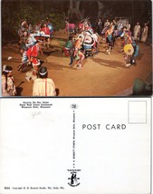 Wisconsin Dells Stand Rock Native American Ceremonial War Dance VTG Postcard - £7.36 GBP