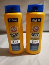 ARM &amp; HAMMER ULTRA MAX Cool Water 3-in-1 BodyWash Shampoo &amp; Conditioner 22.5floz - £15.06 GBP