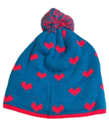 Slalom Jugend Rot Herzen Blau Basis Farbig Beanie Mit Pom, Juwelen, One ... - $243.00 MXN