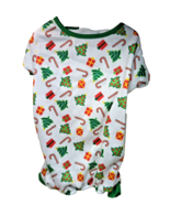 White green red Dog Clothes Christmas pjs trees candy canes gifts M Medium - £5.46 GBP