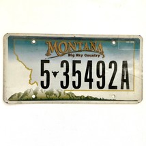  United States Montana Lewis and Clark County Passenger License Plate 35492A - £13.32 GBP