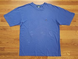 Giordano Men Mens Man Royal Blue Short Sleeve Tee T-Shirt Large L - $19.99