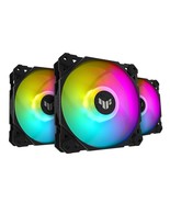 ASUS TUF Gaming TF120 ARGB Chassis Fan 3Pin Customizable LEDs Blade, Adv... - £61.79 GBP