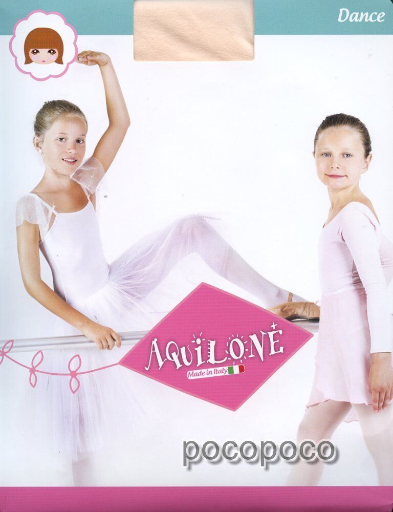 Collant danza bambina denari 50 DEN in microfibra elasticizzata Aquilone... - $4.63