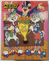 Bugs Bunny 99 Large Pieces 10&quot; x 13&quot; Interlocking Golden Jigsaw Puzzle -... - £15.66 GBP