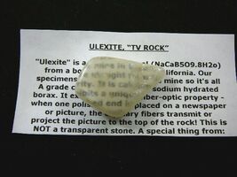 (r34-55) 1-3/8&quot; Ulexite gemstone Mineral TV rock Boron California mine s... - €8,51 EUR