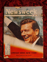 Newsweek Magazine November 15 1965 11/15/65 John Lindsay New York Mayor - £6.03 GBP