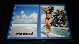 Ashley Graham 2015 Bikini Framed 12x18 ORIGINAL Advertising Display - $69.29