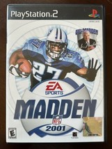 Madden NFL 2001 (Sony PlayStation 2, 2000) Case + Disk - £10.95 GBP