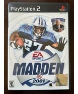 Madden NFL 2001 (Sony PlayStation 2, 2000) Case + Disk - £10.96 GBP
