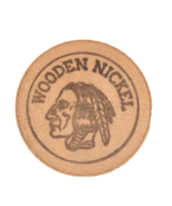 Leisure&#39;s Treasure Chest Wooden Nickel Manhattan Kansas - $5.89