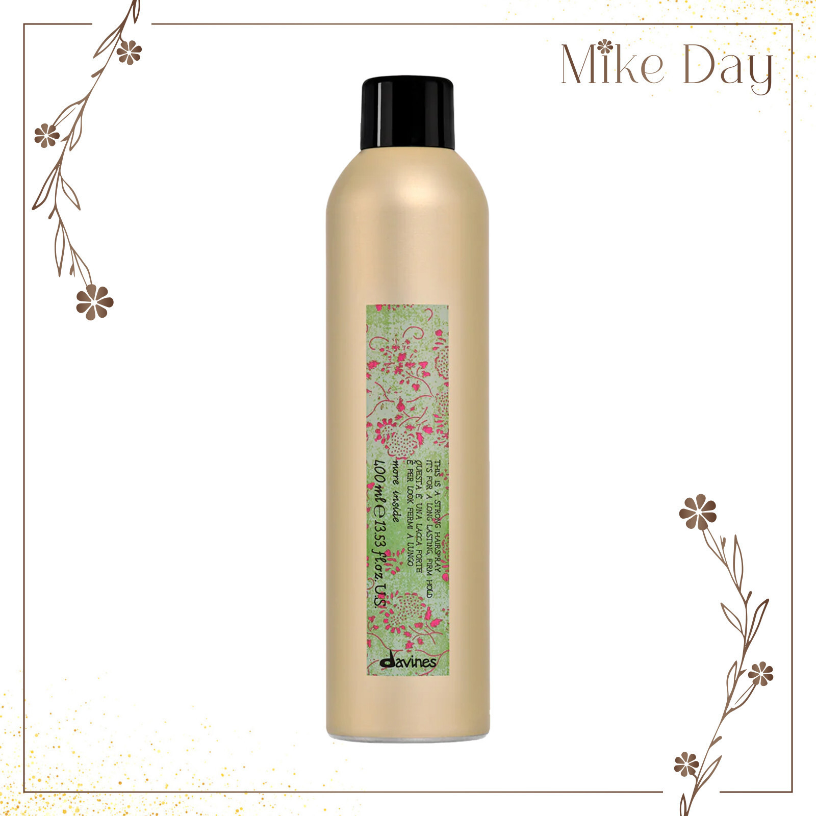 Davines This Is a Strong Hairspray Firm Hold Flexible Finish 400 mL - NEW - $38.60