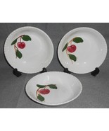 Set (3) Blue Ridge UNKNOWN FRUIT PATTERN Hand Painted FRUIT/BERRY/DESERT... - $27.69 CAD