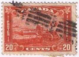 Stamps Canada #175 1930 20 Cent Red Wheat Harvest - £1.55 GBP