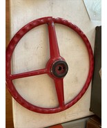 Vintage 50S-60S 17 INCH 3 Radios Rojo Volante Rueda Hotrod - $183.04 CAD