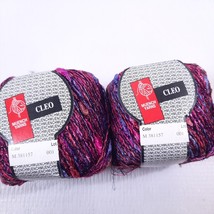 NEW Muench Yarns Cleo set 2 skeins Color 381157 Metallic Blend Multicolor - £16.08 GBP