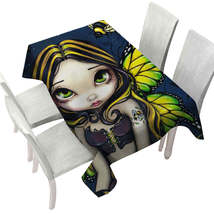 Cute Art Bumblebee Tattoo on Butterfly Fairy Tablecloth - $51.95 CAD+