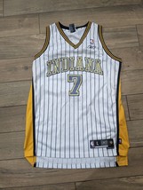 NBA REEBOK INDIANA PACERS BASKETBALL SHIRT JERSEY Men&#39;s LARGE #7 JERMAIN... - £57.83 GBP