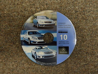 Mappa Digitale Stradale Canada CD# 10 OEM Di Fabbrica Mercedes Benz 2004 - $13.22