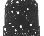 Dope Couture Printed Black White Paint Splatter Speckle Logo Knit Cuff B... - £14.90 GBP