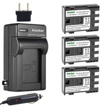 Kastar Battery (3-Pack) and Charger Kit for Canon NB-2L NB-2LH and Canon... - £32.04 GBP