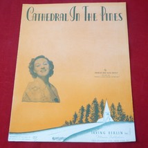 VTG 1938 Cathedral In The Pines Irving Berlin Sheet Music Charles &amp; Nick... - £4.70 GBP
