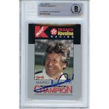 Mario Andretti Autograph F1 Trading Cards 1994 Kmart Beckett BGS Auto Signed - £391.70 GBP