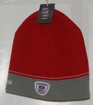 Reebok Team Apparel NFL Licensed New York Giants Red Gray Winter Cap image 2