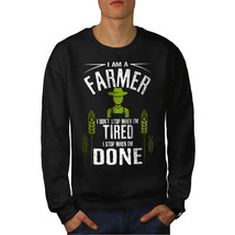Wellcoda Farmer Job I Stop Mens Sweatshirt, When Done Casual Pullover Jumper - £24.19 GBP+