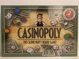 Casinopoly Casino Party Board Game 2001 Reveal Inc Blackjack Craps Slot ... - £34.87 GBP