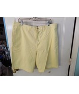 CHAPS YELLOW FLAT FRONT SHORTS SIZE 38 MEN&#39;S EUC - $24.70