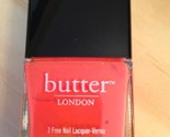 Butter London 3 Free Nail Lacquer-Vernis Jaffa Full Size .4 oz - $12.34