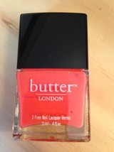 Butter London 3 Free Nail Lacquer-Vernis Jaffa Full Size .4 oz - £9.85 GBP