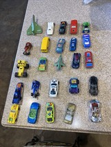 Lot of 25 Different Vintage Diecast Matchbox Hot Wheels Goodie Toy Mixed... - $18.33