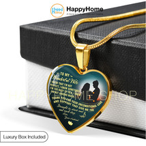 Necklace Love Gift For Wife from Husband Thanks for Your Unconditional Love-N412 - £28.10 GBP+