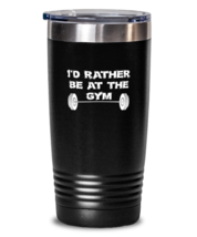 Gym Tumbler Rather Be At The Gym Black-T-20oz - £23.26 GBP