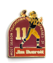 Jim Everett Most Season Touchdown Passes 31 LA Rams Football Lapel Pin Unocal 76 - £7.46 GBP